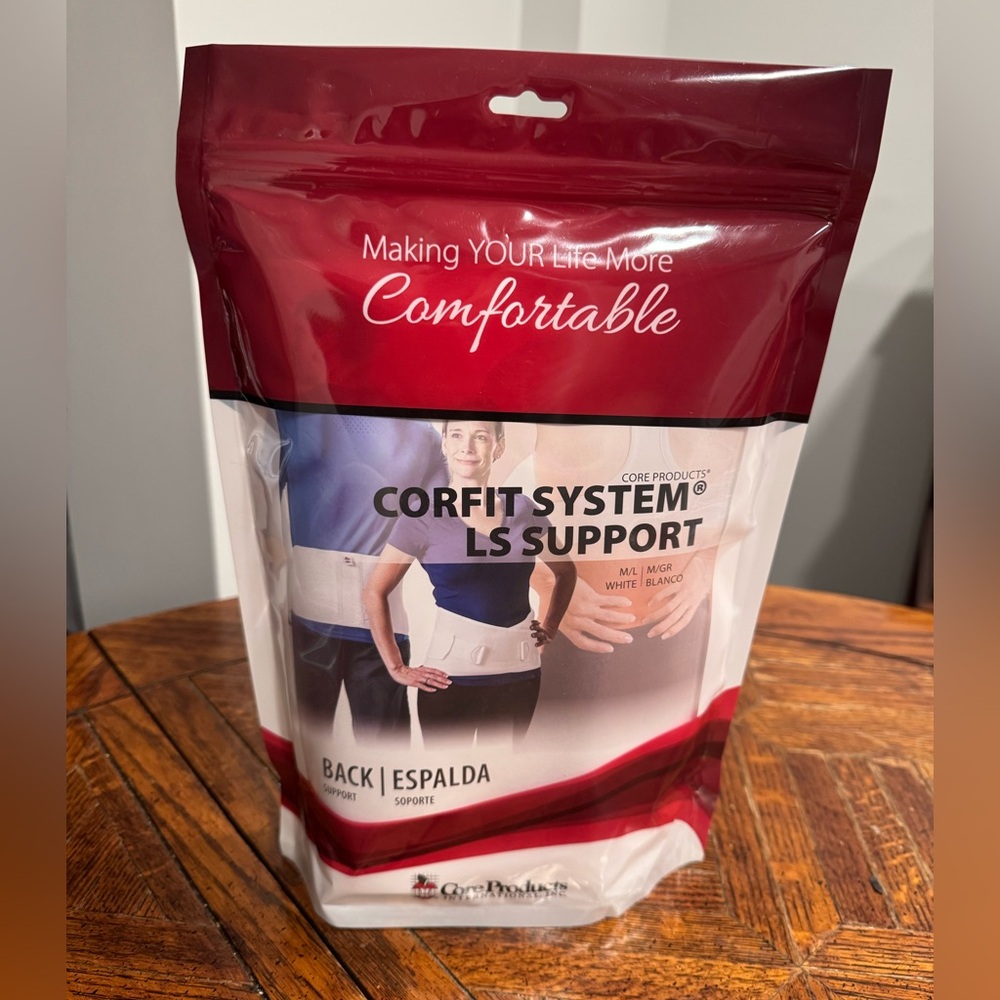 Corefit System LS Back Support Back Brace Size M/L Sealed, Never Opened
